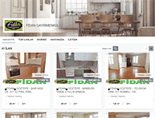 Tablet Screenshot of fidangayrimenkul.com